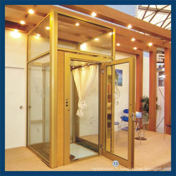 Home Use Small Beautiful Glass Hotel Elevator